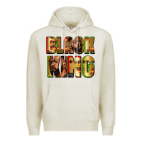 Oatmeal Heather Black king juneteenth Premium Hoodie - Zillion Design Studio