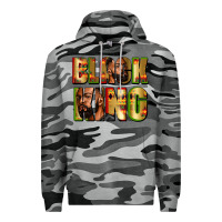 Slate Camo Black king juneteenth Premium Hoodie - Zillion Design Studio