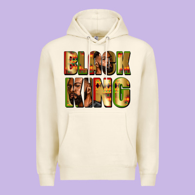 Black King Juneteenth Premium Hoodie Designed By Zillion Design Studio
