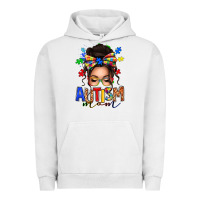 Pigment Lunar Rock autism mom afro messy bun Urban Hoodie - texasbilliewilder