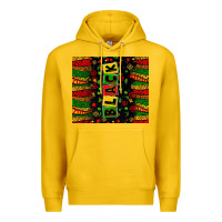 Lemon Black license letters  juneteenth Premium Hoodie - Zillion Design Studio