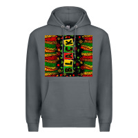 Rock Black license letters  juneteenth Premium Hoodie - Zillion Design Studio