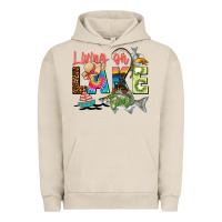 Pigment French Oak living on lake time Urban Hoodie - Zillion Design Studio