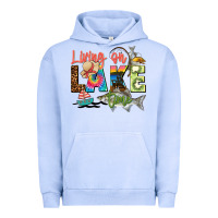Pigment Grape Ice living on lake time Urban Hoodie - Zillion Design Studio