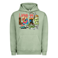 Pigment Oil Green living on lake time Urban Hoodie - Zillion Design Studio