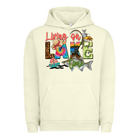 Pigment Pistachio living on lake time Urban Hoodie - Zillion Design Studio