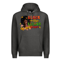 Charcoal Heather Black mother leader queen juneteenth Premium Hoodie - Zillion Design Studio