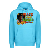 Ocean Blue Black mother leader queen juneteenth Premium Hoodie - Zillion Design Studio