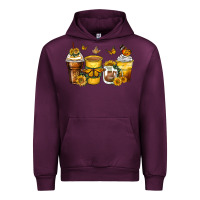 Mauve Wine butterfly coffee cups Urban Hoodie - Zillion Design Studio