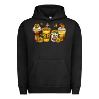 Pigment Black butterfly coffee cups Urban Hoodie - Zillion Design Studio
