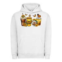 Pigment Lunar Rock butterfly coffee cups Urban Hoodie - Zillion Design Studio