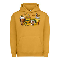 Pigment Peanut Butter butterfly coffee cups Urban Hoodie - Zillion Design Studio