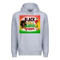 Heather Grey Black mother leader Premium Hoodie - Zillion Design Studio
