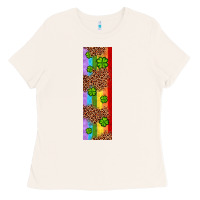 Bone St. Patrick's Day Western Shamrock Leopard Rainbow Ladies Tee - Artiststas