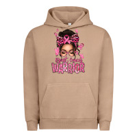 Pigment Burro brest cancer warrior afro messy bun Urban Hoodie - texasbilliewilder