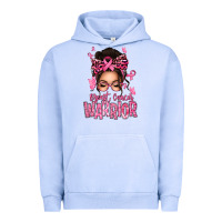 Pigment Grape Ice brest cancer warrior afro messy bun Urban Hoodie - texasbilliewilder