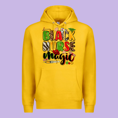 Black Nurse Magic Juneteenth Premium Hoodie Designed By Zillion Design Studio