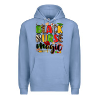 Colony Blue Black Nurse magic juneteenth Premium Hoodie - Zillion Design Studio