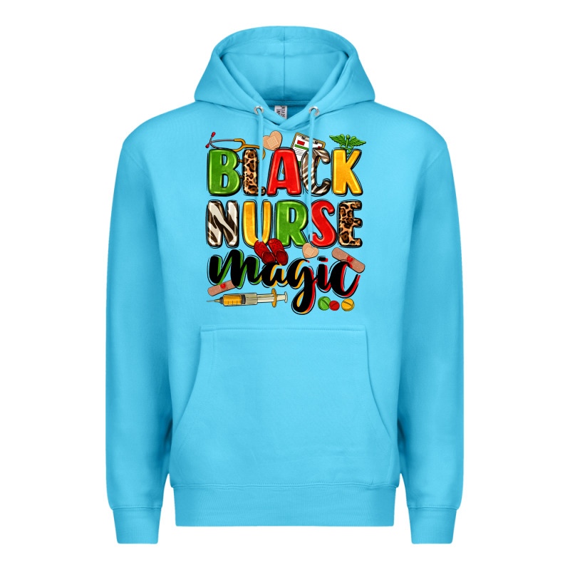Black Nurse Magic Juneteenth Premium Hoodie by Zillion Design Studio | Teevron