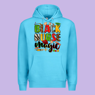 Black Nurse Magic Juneteenth Premium Hoodie Designed By Zillion Design Studio