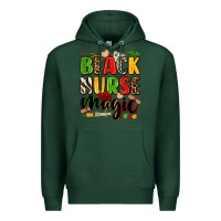 Sports Green Black Nurse magic juneteenth Premium Hoodie - Zillion Design Studio