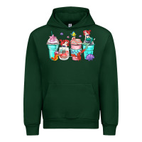 Forest Green ariel coffee cups Urban Hoodie - Zillion Design Studio