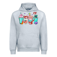 Heather Grey ariel coffee cups Urban Hoodie - Zillion Design Studio