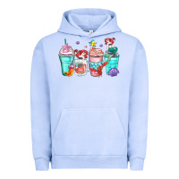 Pigment Grape Ice ariel coffee cups Urban Hoodie - Zillion Design Studio