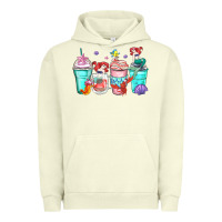 Pigment Pistachio ariel coffee cups Urban Hoodie - Zillion Design Studio