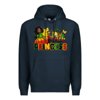 Navy Black princess juneteenth Premium Hoodie - Zillion Design Studio