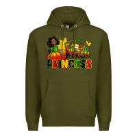Army Green Black princess juneteenth Premium Hoodie - Zillion Design Studio