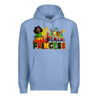 Colony Blue Black princess juneteenth Premium Hoodie - Zillion Design Studio