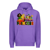 Purple Black princess juneteenth Premium Hoodie - Zillion Design Studio