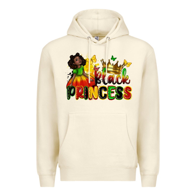 Black Princess Juneteenth Premium Hoodie by Zillion Design Studio | Teevron