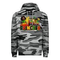Slate Camo Black princess juneteenth Premium Hoodie - Zillion Design Studio