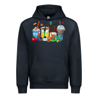 Navy math teacher coffee cups Urban Hoodie - Zillion Design Studio