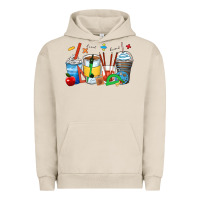 Pigment French Oak math teacher coffee cups Urban Hoodie - Zillion Design Studio