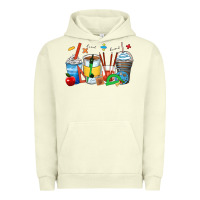 Pigment Pistachio math teacher coffee cups Urban Hoodie - Zillion Design Studio