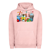 Pigment Salmon math teacher coffee cups Urban Hoodie - Zillion Design Studio