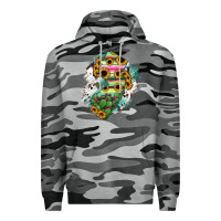 Slate Camo New jersey State Map Premium Hoodie - RanaPortraitStore
