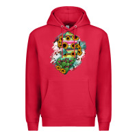 Cardinal New jersey State Map Premium Hoodie - RanaPortraitStore