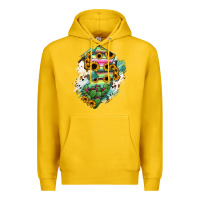 Lemon New jersey State Map Premium Hoodie - RanaPortraitStore