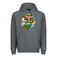 Rock New jersey State Map Premium Hoodie - RanaPortraitStore