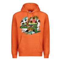 Carrot New York State Map Premium Hoodie - RanaPortraitStore