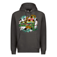 Smoke New York State Map Premium Hoodie - RanaPortraitStore