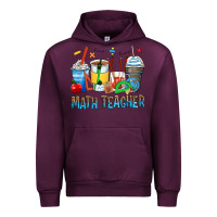 Mauve Wine math teacher coffee cups Urban Hoodie - Zillion Design Studio