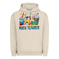 Pigment French Oak math teacher coffee cups Urban Hoodie - Zillion Design Studio
