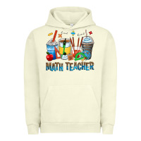 Pigment Pistachio math teacher coffee cups Urban Hoodie - Zillion Design Studio