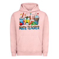 Pigment Salmon math teacher coffee cups Urban Hoodie - Zillion Design Studio