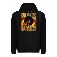 Black Black queen juneteenth Premium Hoodie - Zillion Design Studio